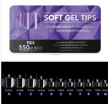 Load image into Gallery viewer, CLEAR Gel X Nails - Full well