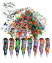 Load image into Gallery viewer, Nail Art Foil - Holloween 10pc
