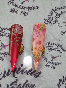 Nail Art Foil - Floral 10pc