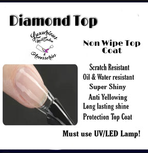 𝗗𝗶𝗮𝗺𝗼𝗻𝗱 𝗧𝗼𝗽 - no wipe top coat