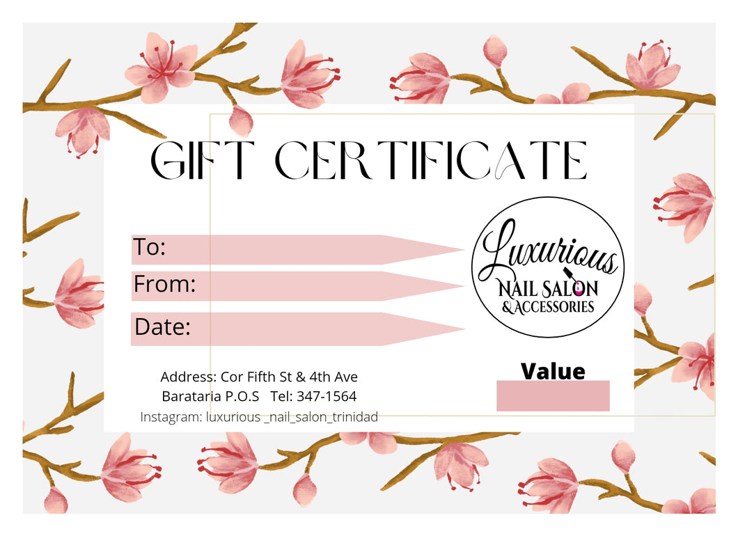 Gift Certificate