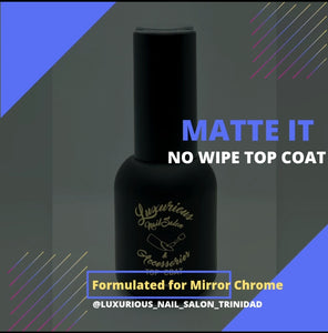 𝗠𝗮𝘁𝘁𝗲 𝗜𝘁 - no wipe top coat